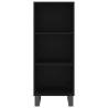 Highboard Black 34.5x34x180 cm - Stylish Storage Solution