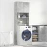 Washing Machine Cabinet Concrete Grey - Space Saving & Durable