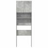 Washing Machine Cabinet Concrete Grey - Space Saving & Durable