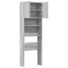 Washing Machine Cabinet Grey Sonoma - Durable Storage Solution