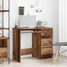 Elegant Old Wood Desk 90x45 cm | Durable Engineered Wood