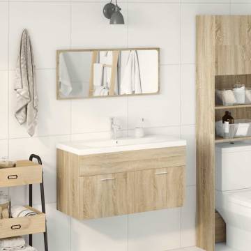 3 Piece Sonoma Oak Bathroom Furniture Set | Stylish & Durable