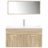 3 Piece Sonoma Oak Bathroom Furniture Set | Stylish & Durable