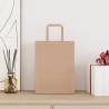 250 Pcs Brown Paper Bags with Handles - Eco-Friendly Packaging