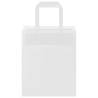 Paper Bags 50 pcs with Handles White – Eco-Friendly & Durable