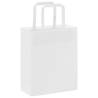 Paper Bags 50 pcs with Handles White – Eco-Friendly & Durable