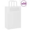  Paper Bags 50 pcs with Handles White 21x11x31 cm Colour white Size 21 x 11 x 31 cm Quantity in Package 50 