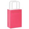 Paper Bags 50 pcs with Handles Pink | Eco-Friendly Packaging