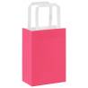 Paper Bags 50 pcs with Handles Pink | Eco-Friendly Packaging