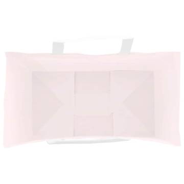 Paper Bags 50 pcs with Handles Pink | Eco-Friendly Packaging