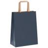 Blue Paper Bags with Handles - 50 pcs | Eco-Friendly & Durable