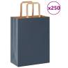  Paper Bags 250 pcs with Handles Blue 21x11x28 cm Colour blue Size 21 x 11 x 28 cm Quantity in Package 250 