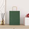 Sustainable Green Paper Bags with Handles - 50 pcs