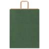 Green Paper Bags with Handles - 50 pcs | 32x12x42 cm