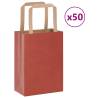  Paper Bags 50 pcs with Handles Red 15x8x21 cm Colour red Size 15 x 8 x 21 cm Quantity in Package 50 