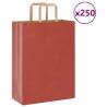  Paper Bags 250 pcs with Handles Red 26x12x35 cm Colour red Size 26 x 12 x 35 cm Quantity in Package 250 