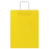 50 Yellow Paper Bags with Handles - Eco-Friendly & Durable