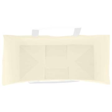 50 Yellow Paper Bags with Handles - Eco-Friendly & Durable