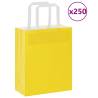  Paper Bags 250 pcs with Handles Yellow 18x8x22 cm Colour yellow Size 18 x 8 x 22 cm Quantity in Package 250 