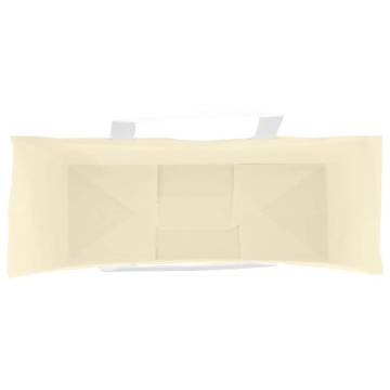 250 Yellow Paper Bags with Handles - Durable & Recyclable