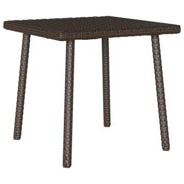 Garden Coffee Table Rectangular Brown 40x40x37 cm | Hipomarket