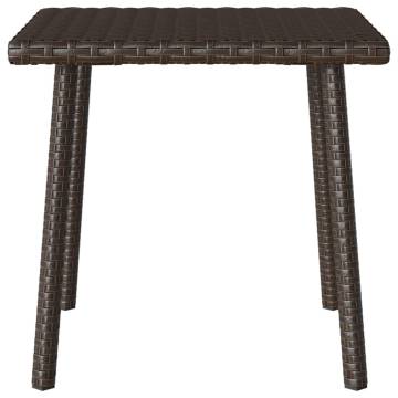 Garden Coffee Table Rectangular Brown 40x40x37 cm | Hipomarket