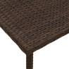 Garden Coffee Table Rectangular Brown 40x40x37 cm | Hipomarket