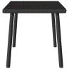 Garden Coffee Table Black 60x40 cm - Durable Poly Rattan