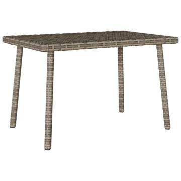 Garden Coffee Table Rectangular Grey 60x40x37 cm | HipoMarket