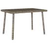  Garden Coffee Table Rectangular Grey 60x40x37 cm Poly Rattan Colour grey Size 60 x 40 x 37 cm Quantity in Package 1 