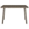 Garden Coffee Table Rectangular Grey 60x40x37 cm | HipoMarket