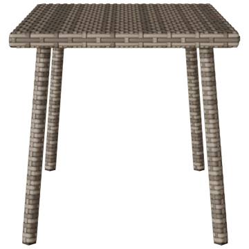 Garden Coffee Table Rectangular Grey 60x40x37 cm | HipoMarket