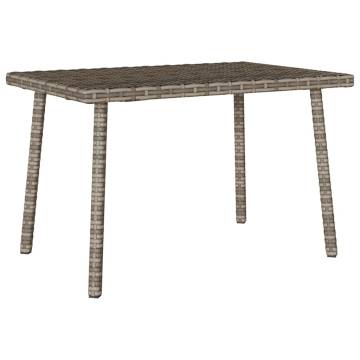 Garden Coffee Table Rectangular Grey 60x40x37 cm | HipoMarket