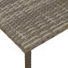 Garden Coffee Table Rectangular Grey 60x40x37 cm | HipoMarket