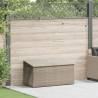 Garden Storage Box Light Grey 110x50x58 cm | Hipomarket