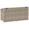 Garden Storage Box Light Grey 110x50x58 cm | Hipomarket