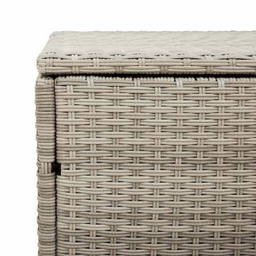 Garden Storage Box Light Grey 110x50x58 cm | Hipomarket