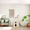 Cream Floor to Ceiling Cat Tree | 250.5-276.5 cm | Hipomarket