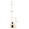 Cream Floor to Ceiling Cat Tree | 250.5-276.5 cm | Hipomarket