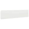 Lawn Edgings 10 pcs White Cold-rolled Steel 25x103 cm