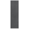 Grey Book Cabinet & Room Divider - Solid Pinewood 40x30 cm