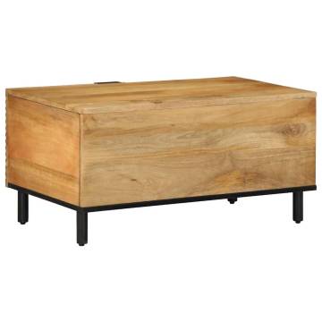 Brown Mango Wood Coffee Table - 80x50x40 cm | Hipomarket