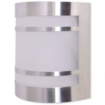 Stylish Outdoor Wall Light in Stainless Steel – HipoMarket