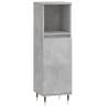 3 Piece Bathroom Furniture Set - Concrete Grey Engineered Wood