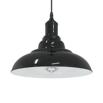 Adjustable Pendant Lamp E27 Gloss Black Ø 31 cm - Stylish Lighting