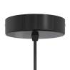 Adjustable Pendant Lamp E27 Gloss Black Ø 31 cm - Stylish Lighting