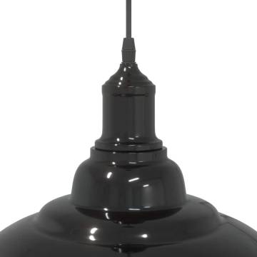 Adjustable Pendant Lamp E27 Gloss Black Ø 31 cm - Stylish Lighting