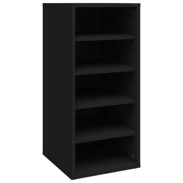 Shoe Cabinet Black 31.5x35x70 cm - Stylish Storage Solution