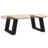 U-Shaped Coffee Table Legs - Black Steel (50x30-31 cm) - 2 pcs