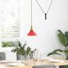 Adjustable Gloss Red Pendant Lamp | Vintage E27 | Hipo Market